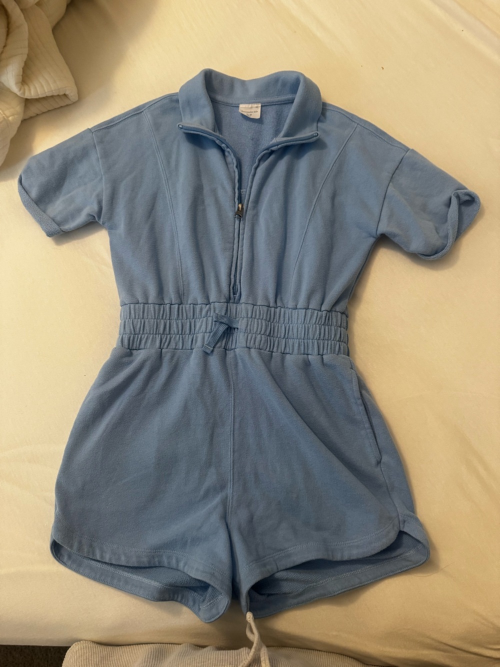 abercrombie kids Light Blue Short Romper